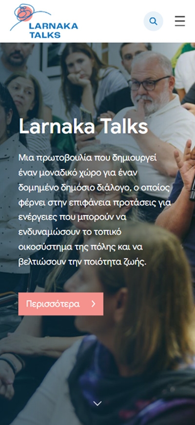 2. Larnaka Talks - Mobile preview